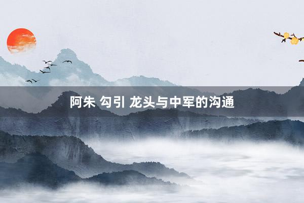 阿朱 勾引 龙头与中军的沟通